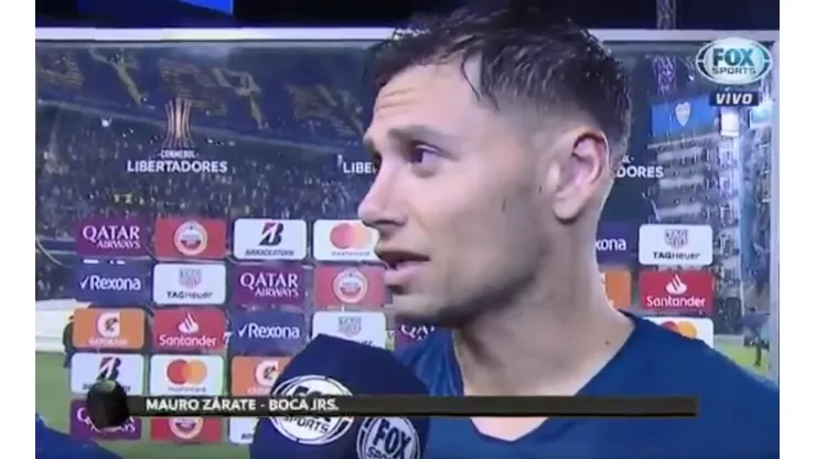 Tras sus dos goles, a Zárate le preguntaron por su suplencia en Boca
