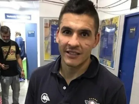 Feliz como un niño: Pochi Chávez se llevó un recuerdo de la Bombonera