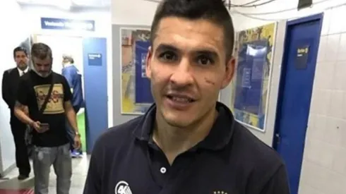 Feliz como un niño: Pochi Chávez se llevó un recuerdo de la Bombonera