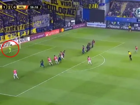 Milagro en el área: el Pochi Chávez le pegó a lo Román y Andrada la sacó en el ángulo