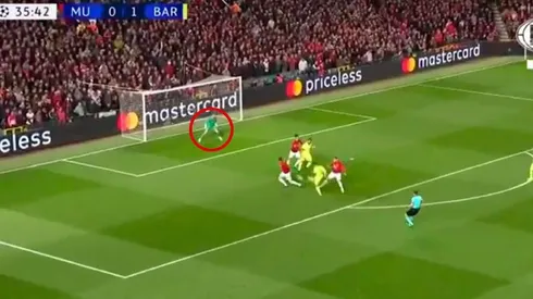 Puro reflejo: De Gea evitó, con el pie, el segundo gol del Barcelona