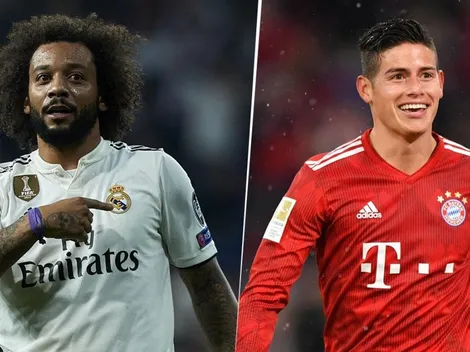 ¿Se encuentran en la Juventus? James y Marcelo intercambiaron mensajes en Instagram