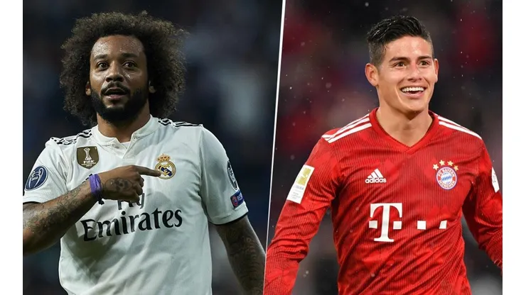 ¿Se encuentran en la Juventus? James y Marcelo intercambiaron mensajes en Instagram
