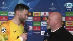 Hugo Lloris, arquero del Tottenham, mostró que conoce de la pasión por Racing