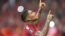 Paolo Guerrero, la gran figura del partido.