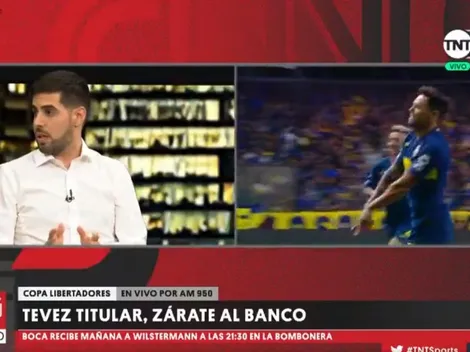 En TNT Sports alertan que Zárate podría irse de Boca si sigue como suplente