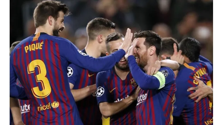 Manchester United vs Barcelona por la Champions League.