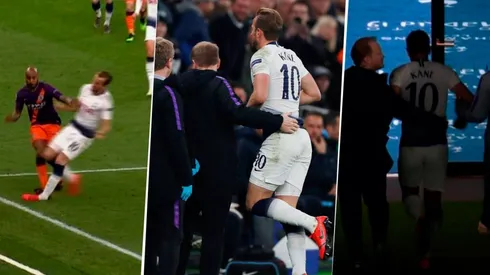 ¡Durísimo! A Kane le pisaron el tobillo, se levantó y se fue de la cancha