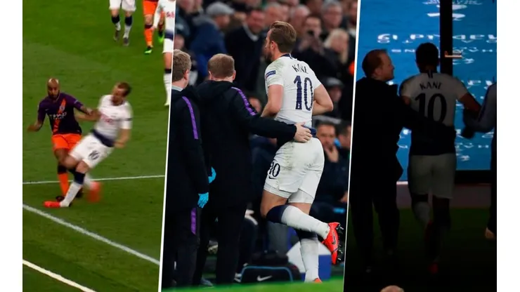 ¡Durísimo! A Kane le pisaron el tobillo, se levantó y se fue de la cancha