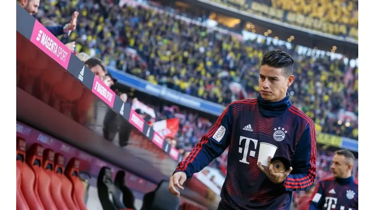 Foto de James Rodríguez, actual jugador de Bayern Munich.