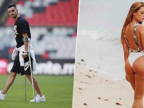 ¡Así cualquiera!: Eustáquio mostró cómo se recupera en una pileta de Acapulco junto a su novia