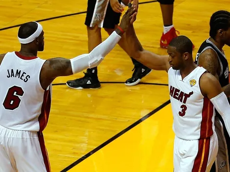 Dwyane Wade admitió lo difícil que fue jugar con LeBron James
