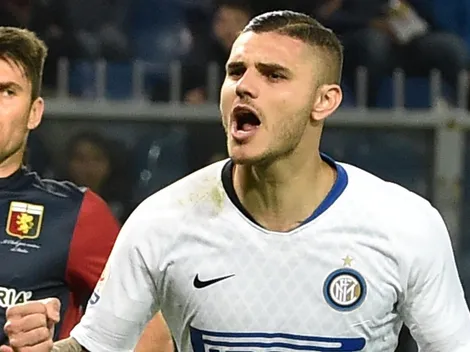 Festeja Mauro Icardi: Inter está buscando nuevo entrenador