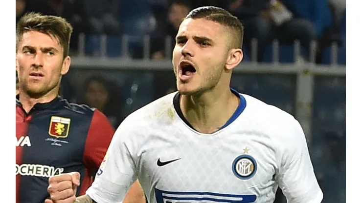 Festeja Mauro Icardi: Inter está buscando nuevo entrenador