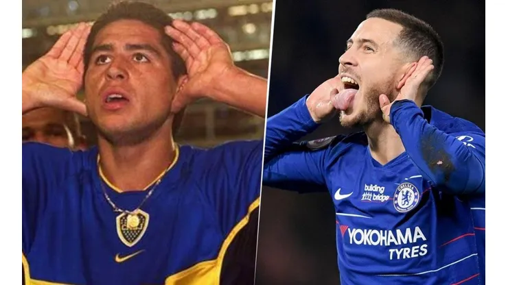 Era como todos pensábamos: Hazard reveló que le dedicó su golazo al West Ham a Riquelme