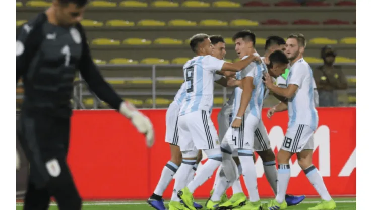 Chile vs Argentina por el Sudamericano Sub 17.