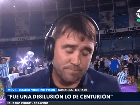 Frustrado y con mucha tristeza: a Coudet le preguntaron por Centurión y sus palabras lo dicen todo