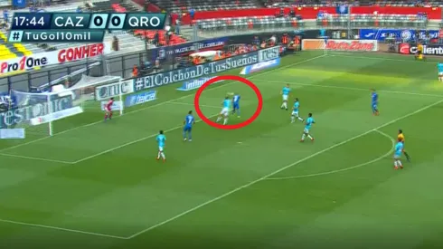 Orbelín Pineda marcó el primer gol del Cruz Azul.