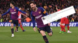 Viral: un periodista tuiteó "Oblak parece invencible" y llegaron los goles de Suárez y Messi