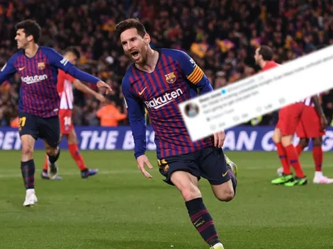 Viral: un periodista tuiteó "Oblak parece invencible" y llegaron los goles de Suárez y Messi