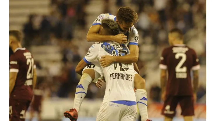 El festejo de un Vélez arrollador.