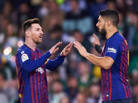 Suárez metió selfie con Messi en el vestuario y la subió a Instagram para festejar