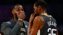 LeBron ya empezó a reclutar a Kevin Durant para que se le una en los Lakers