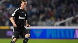 Guti con los colores de Real Madrid.