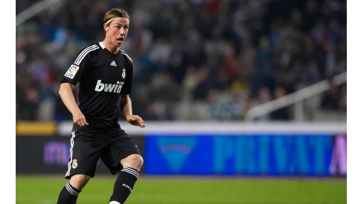 Guti con los colores de Real Madrid.