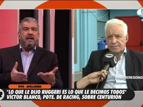 Blanco sobre Centurión: "Lo que le dijo Ruggeri es lo que le decimos todos"