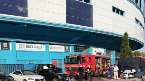 Incendio en cancha de Racing.
