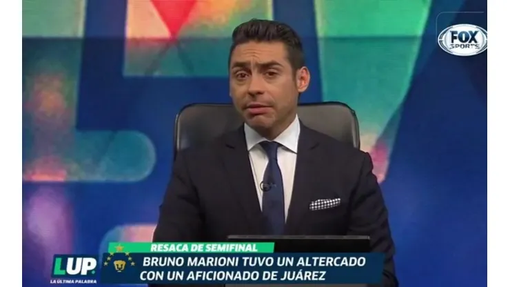 Ruben Rodríguez culpó al estadio de Juárez por el incidente que protagonizó Bruno Marioni