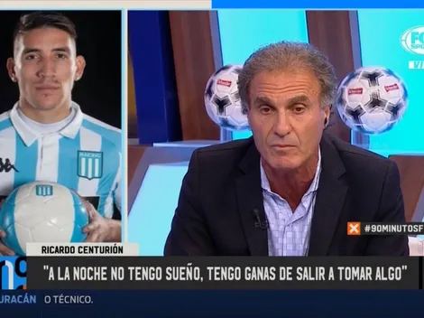 Centurión: "A la noche no tengo sueño, tengo ganas de salir a tomar algo"