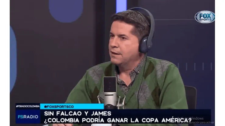 Foto de Rafael Sanabria, periodista de Fox Sports.