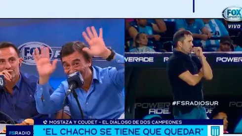 Coudet se distrajo con Benedetto.