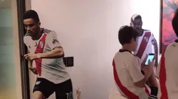 Prometió que si River le ganaba la final a Boca viviría "con el plantel" en su casa y ¡lo hizo!