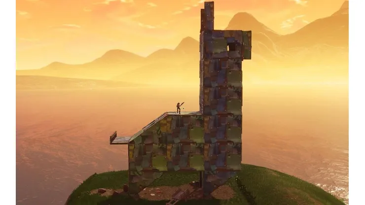Visita un conejo de madera, un cerdo de piedra y una llama de metal - Desafíos Semanales de Fortnite