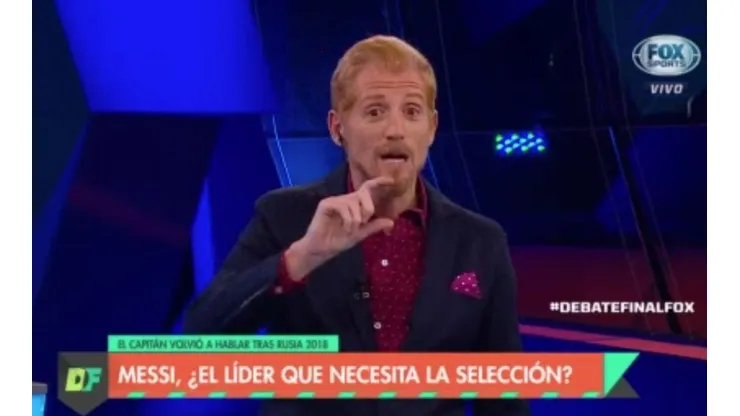 Liberman habló bien de River por sobre Boca, un seguidor lo insultó fuerte y él se la pudrió