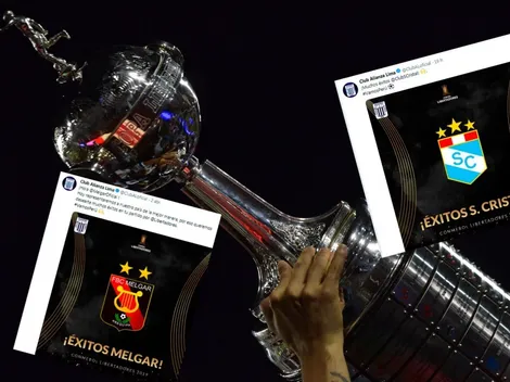 Los buenos deseos de Alianza para Cristal y Melgar en la Copa Libertadores