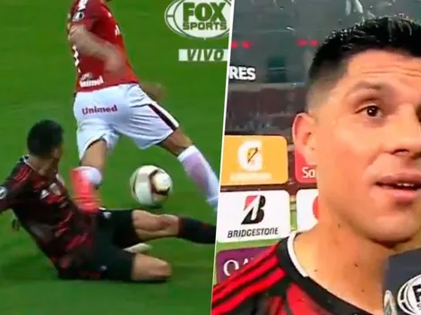 A Enzo Pérez lo noquearon con un taco y tiró: "Vi la luz"