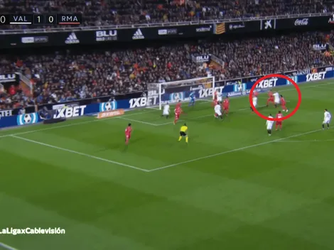 A lo Sergio Ramos: Garay saltó más que nadie y le marcó al Real Madrid