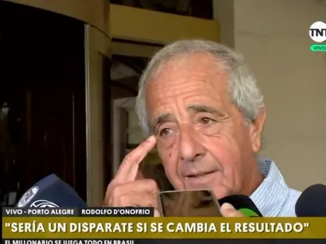 D'onofrio: "¡Mirá qué mala suerte! 114 años cumple Boca y 114 días pasaron del 9/12"