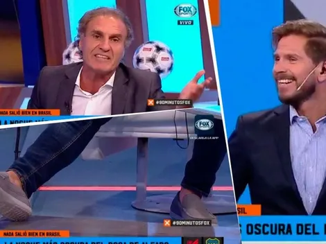 Estamos llorando: Vignolo le dijo a Ruggeri que sus zapatos "no van más" y se re calentó