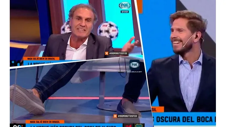 Estamos llorando: Vignolo le dijo a Ruggeri que sus zapatos "no van más" y se re calentó