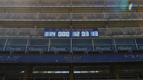 Foto de la Bombonera.