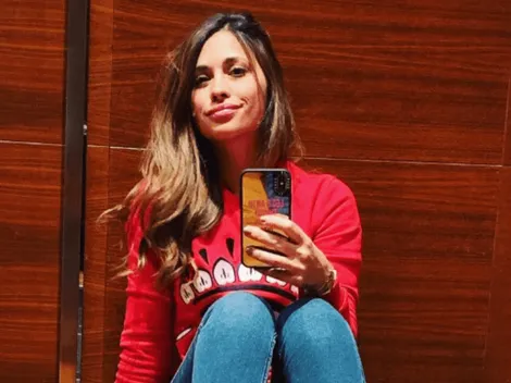 Antonella Roccuzzo mostró en Instagram que recibió un regalo y no de Messi
