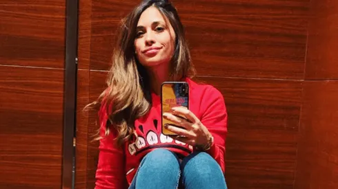 Antonella Roccuzzo mostró en Instagram que recibió un regalo y no de Messi