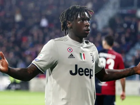 El peor compañero: Kean se enfrentó a la barra del Cagliari por cantos racistas y dijo "que es culpable al 50%”