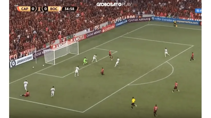 Buffarini se durmió y Marco Ruben encontró el 1-0 de casualidad contra Boca