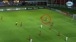 Excelente pirueta de Moisés.